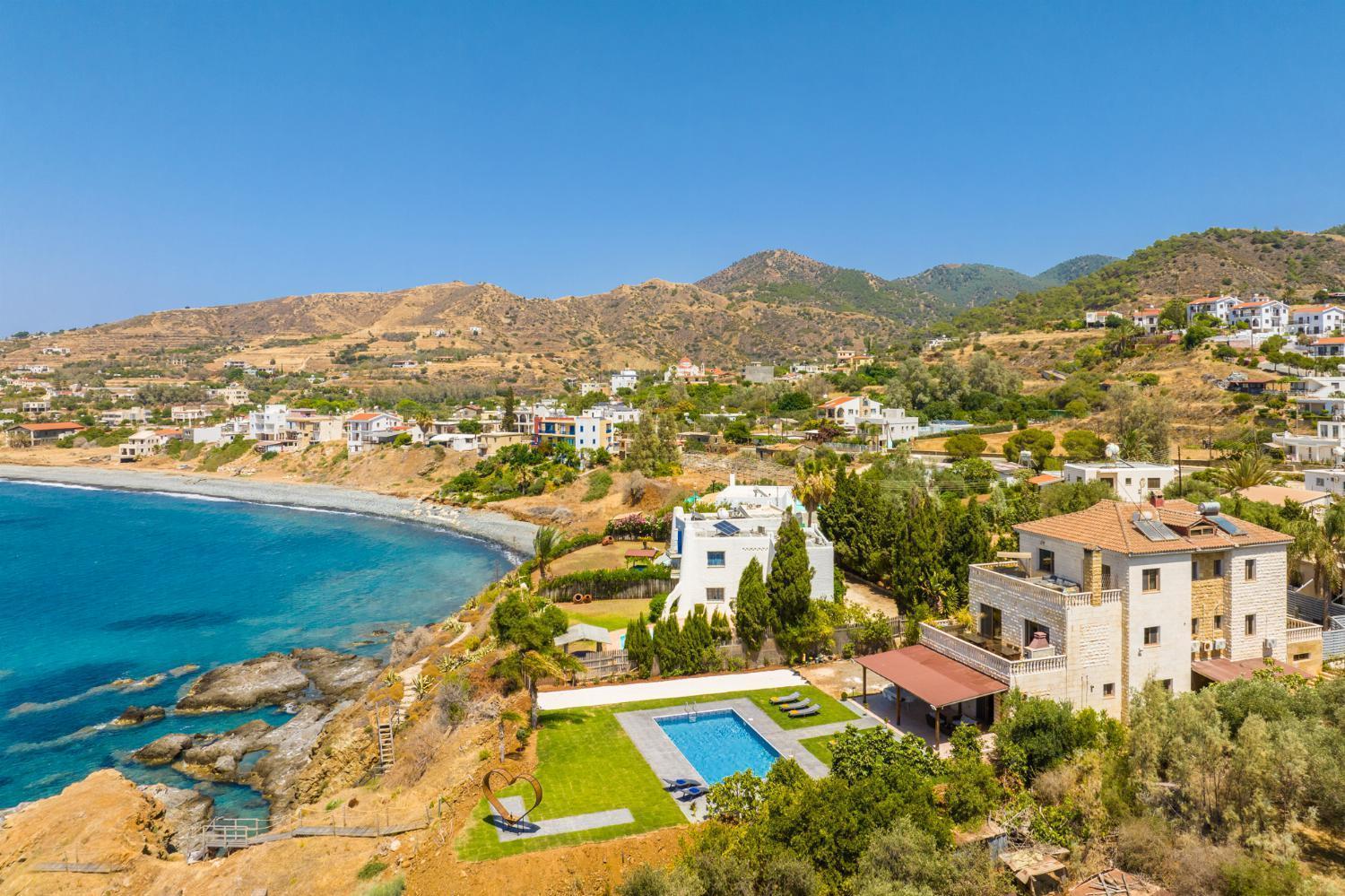Villa Beach Heaven Pomos Bagian luar foto